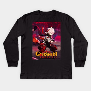 Genshin Impact Kazuha Kids Long Sleeve T-Shirt